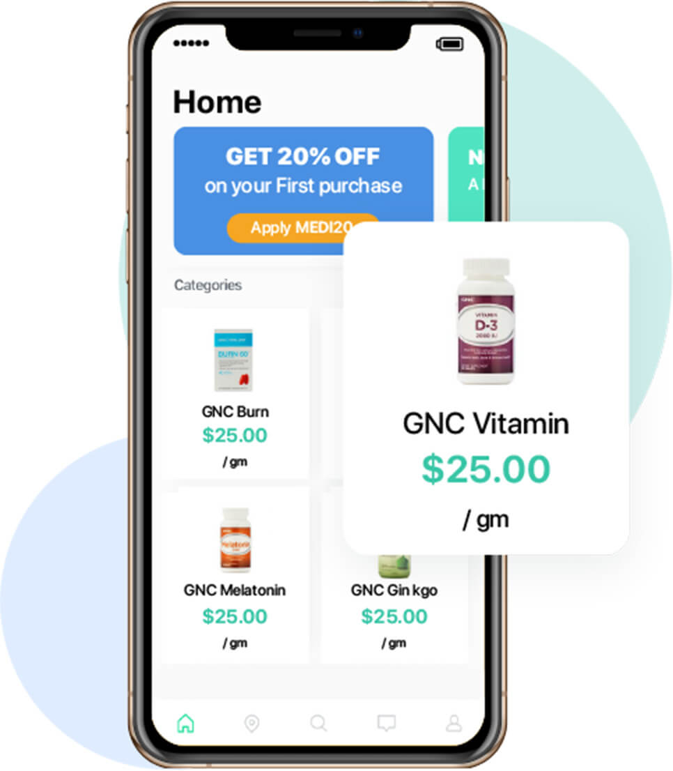 Customer-App-for-Medicine-Businesses 
